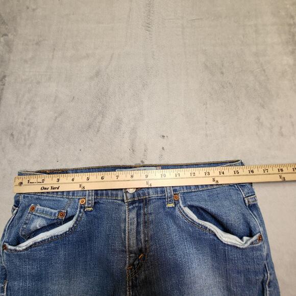 Levi's Jeans Womens 8 Long Blue Denim Boot Cut Stretch Classic Zip Fly Casual - Picture 9 of 12
